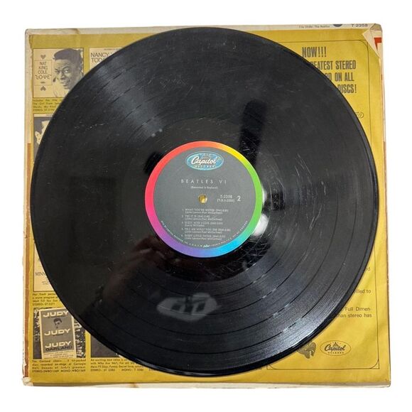1965 Beatles VI‎ Capitol T 2358 Mono Original Early LA Pressing Vintage - Picture 6 of 7